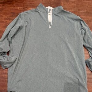 Gen Teal Quarter-Zip Pullover